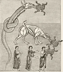 Le serpent, ou le dragon, et le béhémoth, ou le diable, d
